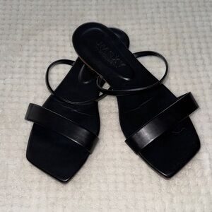 👡 JMGXY Minimalist Square Toe Sandals – Women’s Size 43 (US ~10)